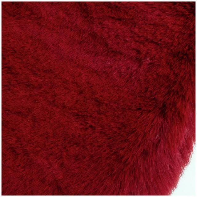 Sainsbury's Home Faux Fur Hot Water Bottle - Burgundy - gallery image 3