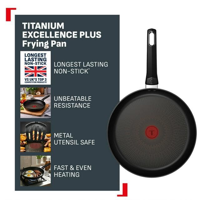 Tefal Titanium Excellence Plus Frying Pan - 24cm - gallery image 2