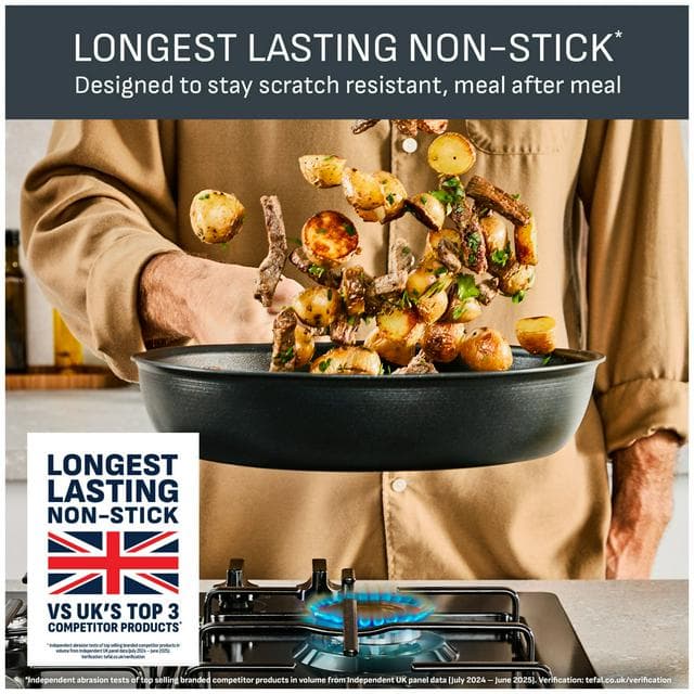 Tefal Titanium Excellence Plus Frying Pan - 32cm - gallery image 3