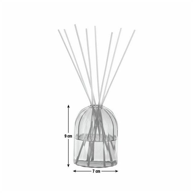 Sainsbury's Home Christmas Spice Large Ribbed Glass Diffuser - 150ml - gallery image 3