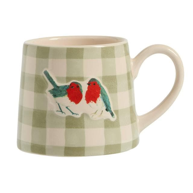 Sainsbury's Home Robin Gingham Mug - gallery image 1