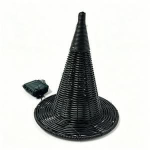 Swantex Plastic Rattan Witch Hat - 30cm