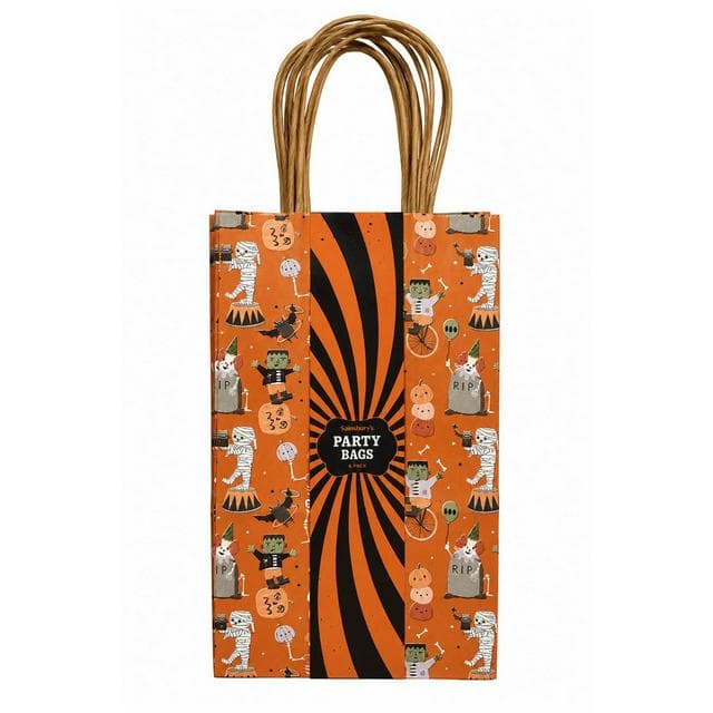 Sainsbury's Home Pack of 6 Halloween Loot Bags - gallery image 1