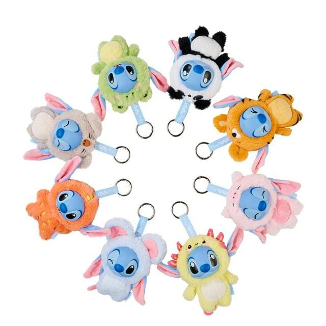 Disney Yuyus Stitch Plush Keyring Assortment - gallery image 3
