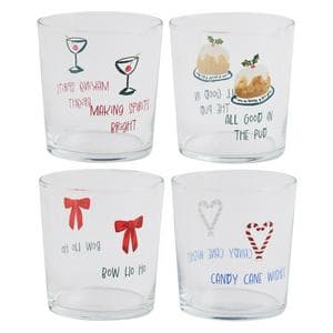 Sainsbury's Home Novelty Festive Icon Tumbler Assortment