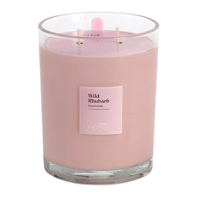  Sainsbury's Home 500g Candle - Wild Rhubarb - gallery image 1
