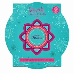 Mad Party Pack of 8 Diwali Plates