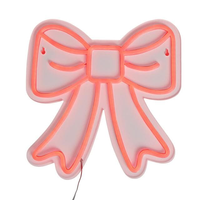 Sainsbury's Home Neon Light Bow - gallery image 1