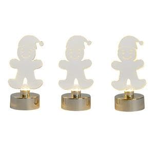 Sainsbury's Home Pack of 3 Tabletop  Gingerbread Tea Light