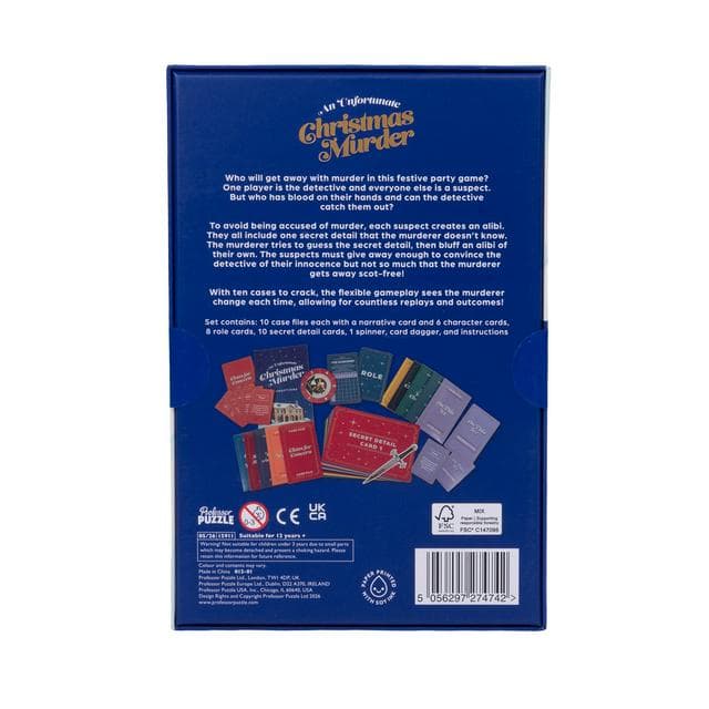 Professor Puzzle An Unfortunate Christmas Murder Card Game - gallery image 3