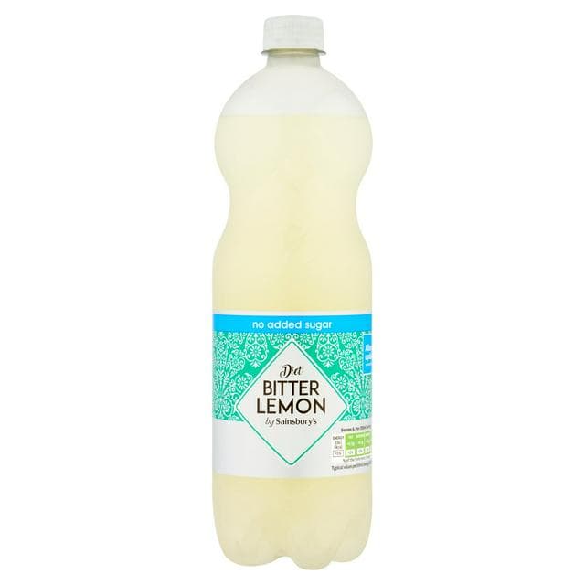 Sainsbury's Bitter Lemon, Diet 1L - gallery image 1