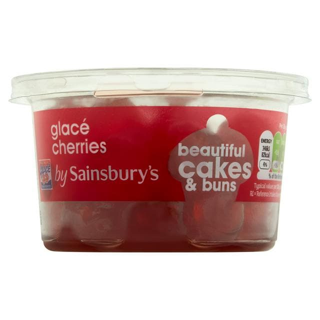 Sainsbury's Glace Cherries 200g - gallery image 1