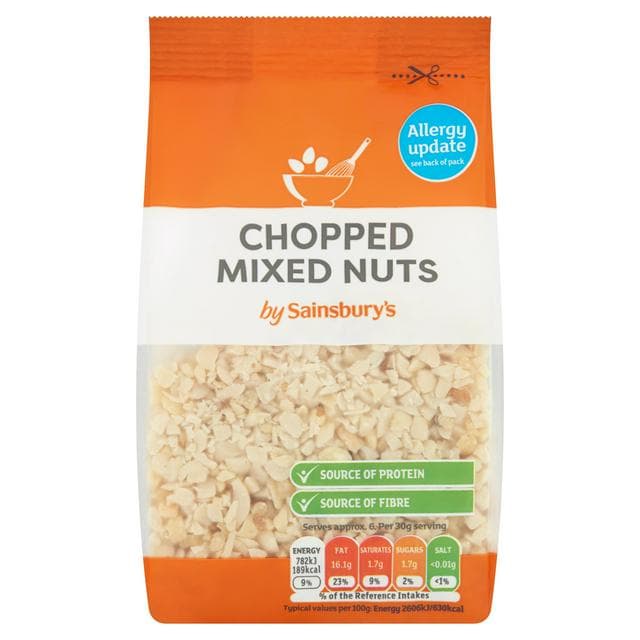 Sainsbury's Chopped Mixed Nuts 200g - gallery image 1