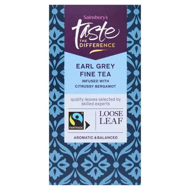 Sainsbury's Earl Grey Loose Tea, Taste the Difference 125g - gallery image 1