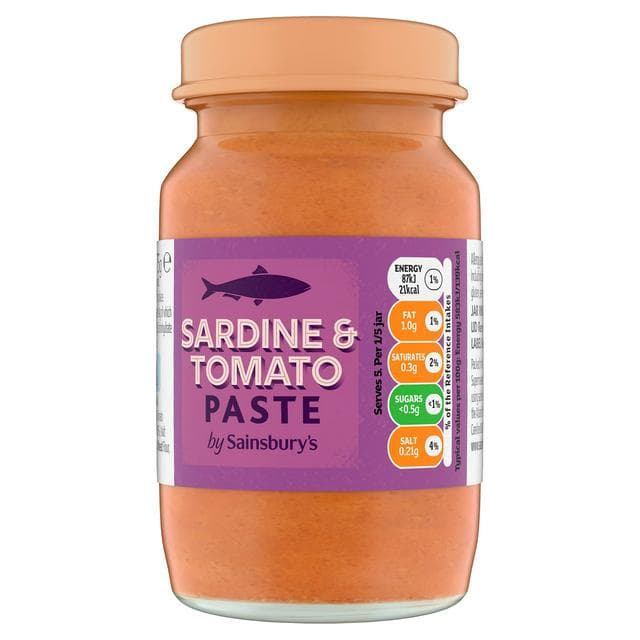 Sainsbury's Sardine & Tomato Paste 75g - gallery image 1