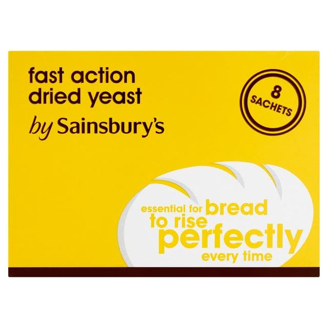 Sainsbury's Fast Action Dried Yeast Sachets x8 56g - gallery image 1