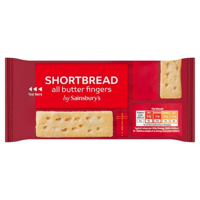 Sainsbury's Highland All Butter Shortbread Finger Biscuits 200g - gallery image 1