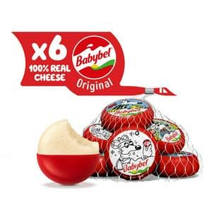 Mini Babybel Original Cheese Snacks 6x20g