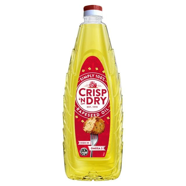Crisp 'N Dry Vegetable Oil 100% Rapeseed 1L - gallery image 1