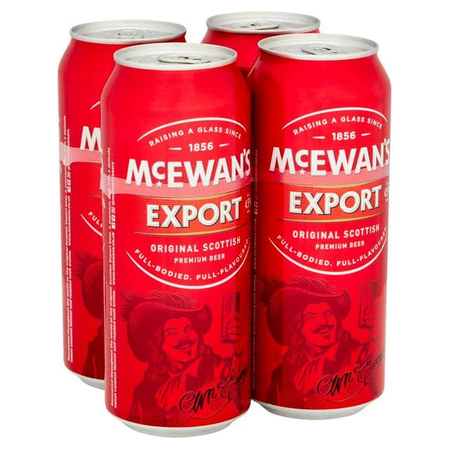 McEwan's Export Scottish Ale Cans 4x500ml - gallery image 1