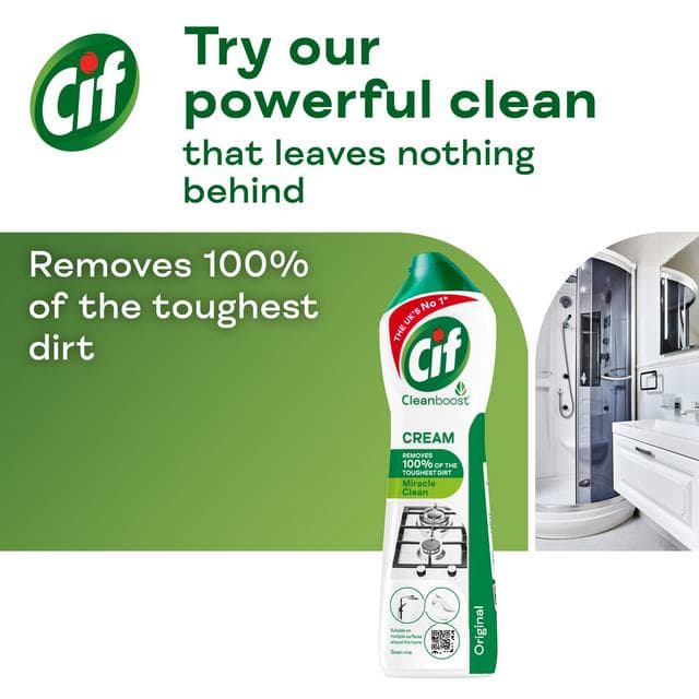 Cif Original Cream Cleaner Multipurpose 500ml - gallery image 2