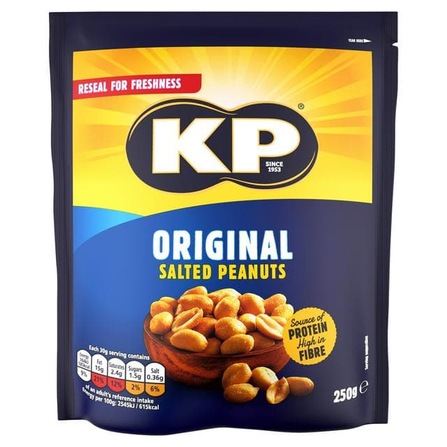 KP Original Salted Peanuts 250g - gallery image 1