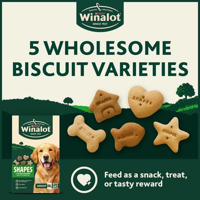 Winalot Shapes Dog Biscuits 800g - gallery image 2
