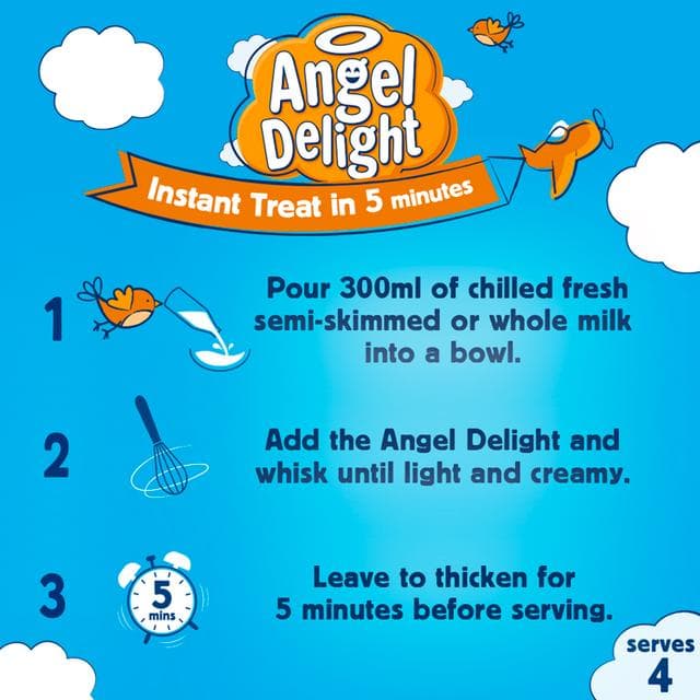 Angel Delight 59g Butterscotch Instant Dessert Mix - gallery image 4