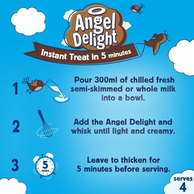 Angel Delight 59g Chocolate Instant Dessert Mix - gallery image 3