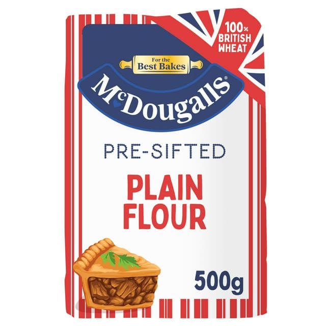 McDougalls 500g Pre-Sifted Plain Flour - gallery image 1
