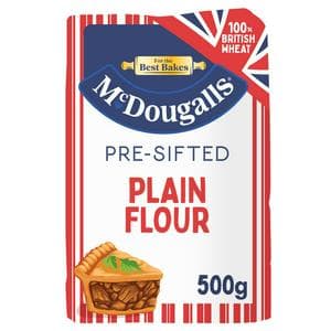 McDougalls 500g Pre-Sifted Plain Flour