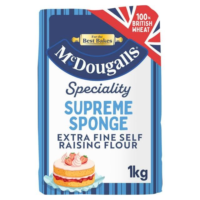 McDougalls 1kg Speciality Supreme Sponge Self Raising Flour - gallery image 1