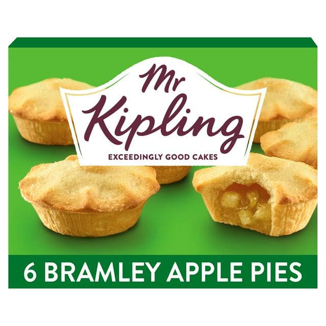 Mr Kipling Bramley Apple Pies x6 - gallery image 1