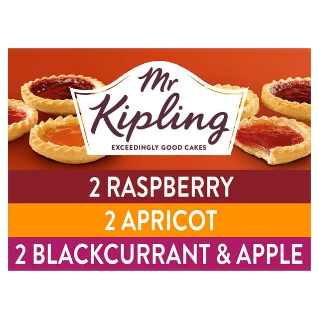 Mr Kipling Jam Tarts Cakes x6 - gallery image 1
