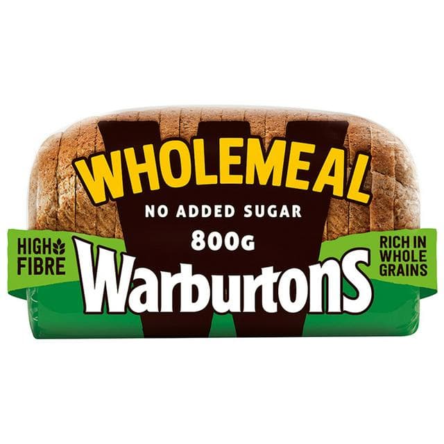 Warburtons Medium Wholemeal Bread 800g - gallery image 1