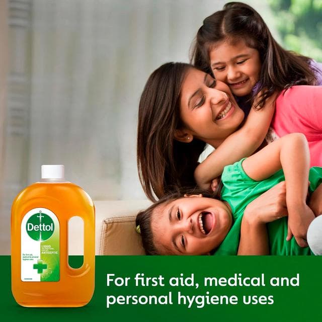 Dettol Antiseptic First Aid Disinfection Liquid 750ml - gallery image 4