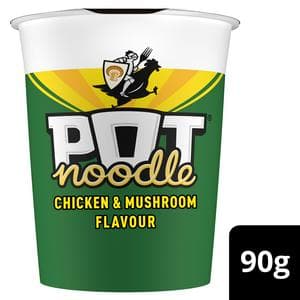 Pot Noodle 90g Chicken & Mushroom Instant Noodles