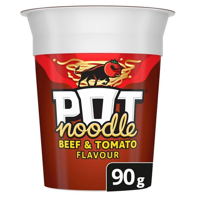 Pot Noodle Beef & Tomato 90g - gallery image 1