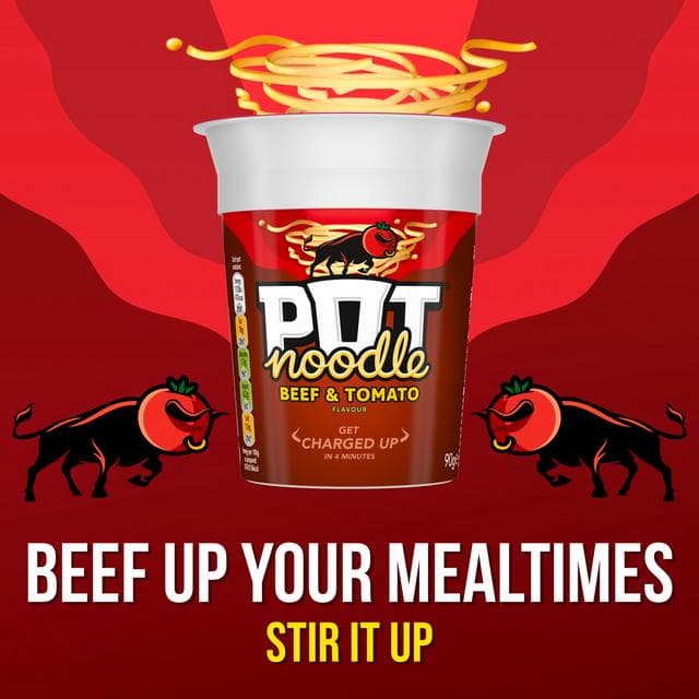 Pot Noodle Beef & Tomato 90g - gallery image 3