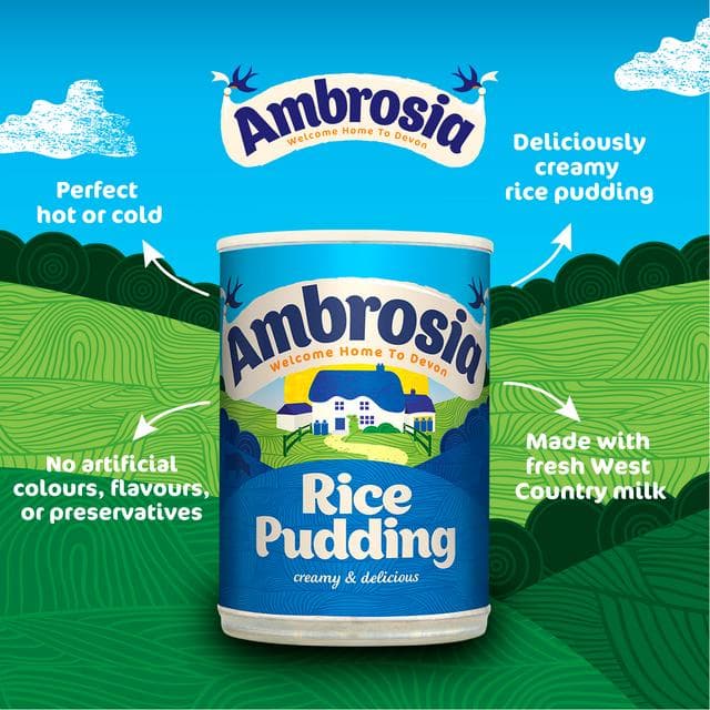 Ambrosia 400g Rice Pudding Dessert Can - gallery image 2