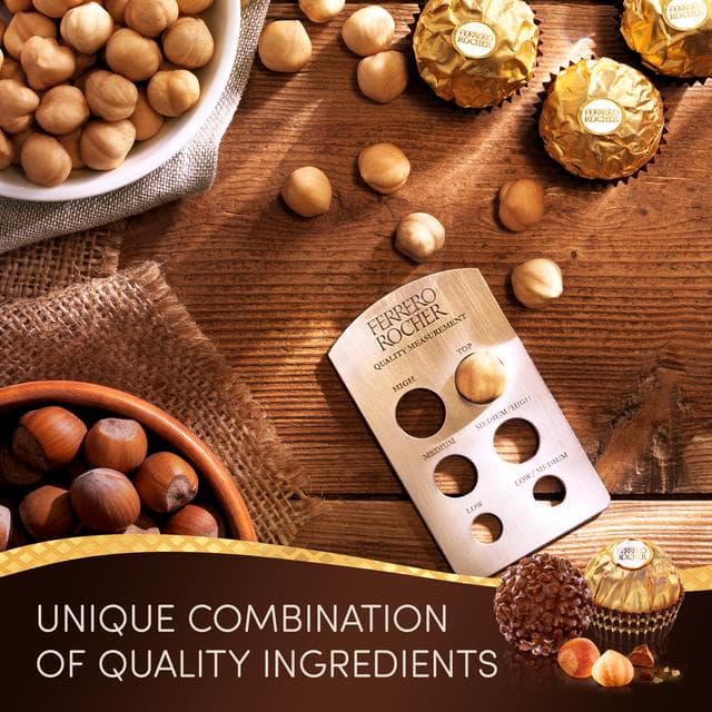 Ferrero Rocher Milk Chocolate & Hazelnut Pralines Gift Box 16 Pieces 200g - gallery image 5