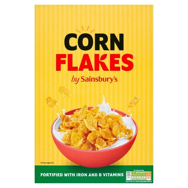 Sainsbury's Cornflakes Cereal 500g - gallery image 1