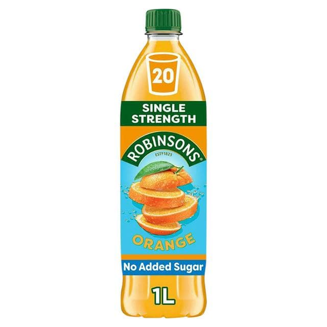 Robinsons Orange Squash No Added Sugar 1L - gallery image 1
