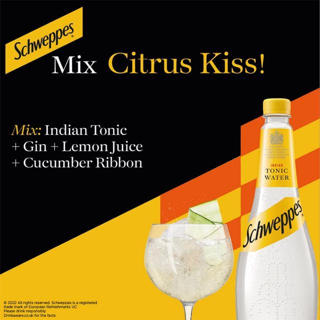 Schweppes Tonic Water 1L - gallery image 2