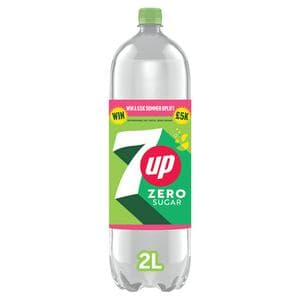 7UP Zero Sugar Lemon & Lime Bottle 2L
