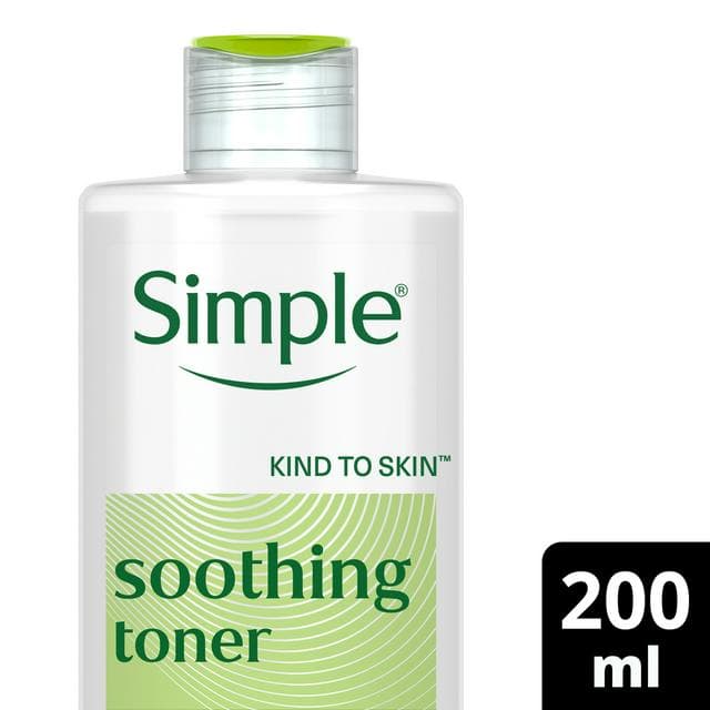 Simple Kind To Skin Soothing Face Toner 200ml - gallery image 1