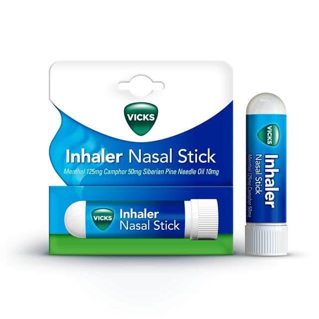 Vicks Inhaler Fast Acting Decongestant For Blocked Nose Relief Stick - gallery image 1