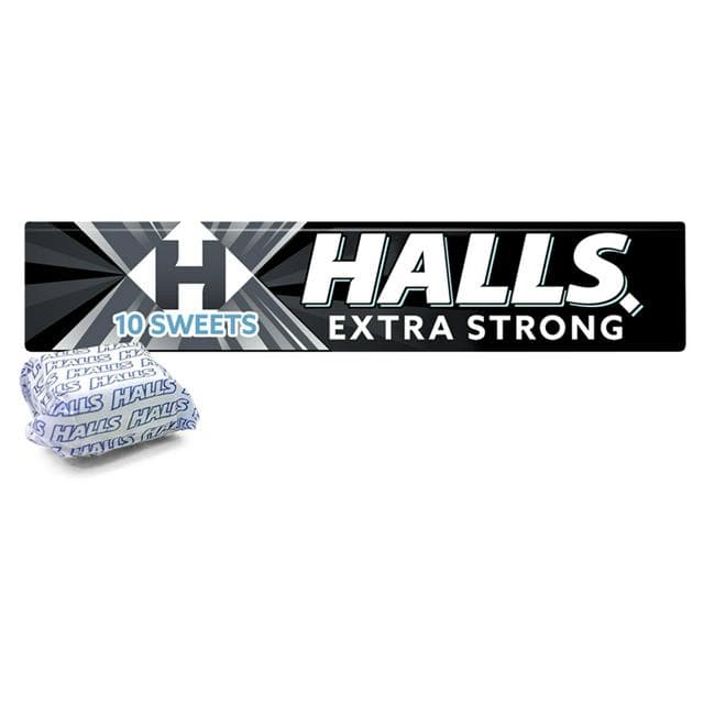 Halls 33.5g Extra Strong Lozenges Roll - gallery image 1