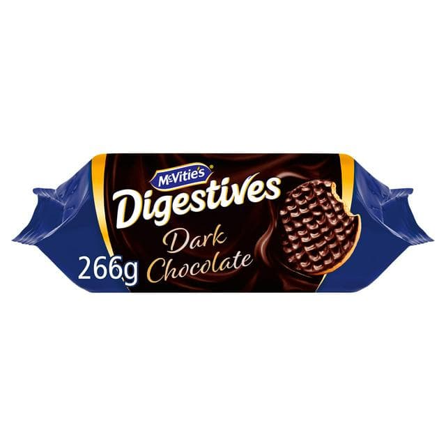 McVitie's Dark Chocolate Digestive Biscuits 266g - gallery image 1