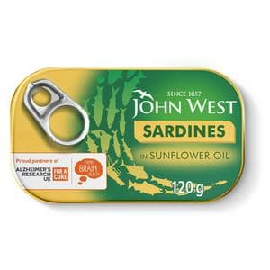 John West Sardines in Sunflower Oil 120g (90g*)